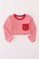 Georgia embroidery stripe top