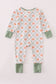 Green pumpkin bamboo romper
