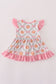 Pink pumpkin bamboo ruffle bubble