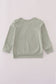 Sage pumpkin turkey applique top