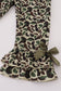 Sage camouflage turkey applique ruffle pants set