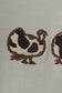 Sage camouflage turkey applique pants set