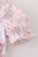 Pink pumpkin embroidery bloomer set