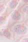Pink pumpkin embroidery dress
