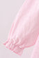 Pink bow embroidery swiss dot dress