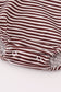 Brown turkey french knot stripe bubble