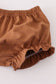 Brown plaid bloomer set