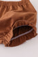 Brown plaid bloomer set