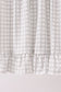 Green turkey embroidery gingham ruffle dress