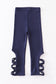 Navy hollow out legging