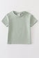 Sage blank basic t-shirt Adult Kids and baby bubble