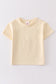 Beige blank basic t-shirt Adult Kids and baby bubble