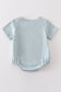 Blue blank basic t-shirt Adult Kids and baby bubble