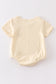 Beige blank basic t-shirt Adult Kids and baby bubble