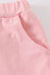 Pink basic ruffle shorts