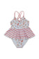 Petal whisper print girl one-piece swimsuit