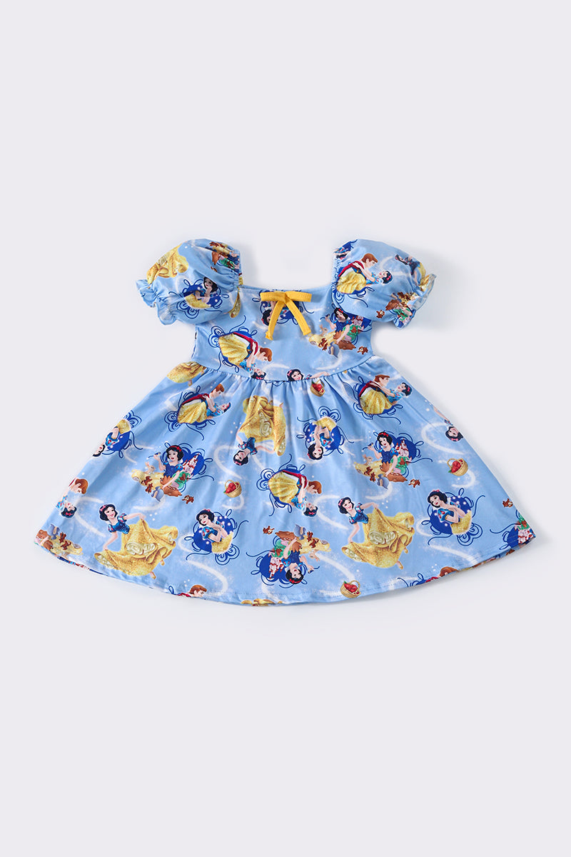 Blue princess character dress