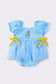 Blue princess tulle baby bubble