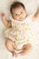 Premium Pink muslin stripe lemon bubble