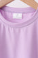 Lavender scalloped mom&me shorts set