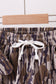Camouflage scalloped mom&me shorts set
