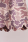 Camouflage scalloped shorts set