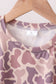 Camouflage scalloped shorts set