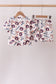 Auburn scalloped shorts set