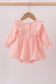 Premium pink ruffle muslin bubble
