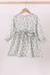 Premium boots print muslin dress