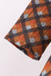 Premium brown plaid muslin dress