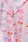 Premium whimsical bows ruffle bamboo romper