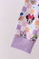 Premium purple character print bamboo pants set