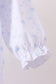 Premium blue snow bow embroidery bubble