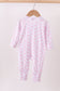 Premium tiny bow delight ruffle bamboo romper