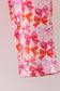 Premium berry blossom bows bamboo pants set