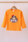 Premium Orange Tennessee puppy applique top