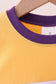 Premium Yellow LSU Go Team embroidery top