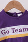Premium Purple LSU Go Team embroidery bubble