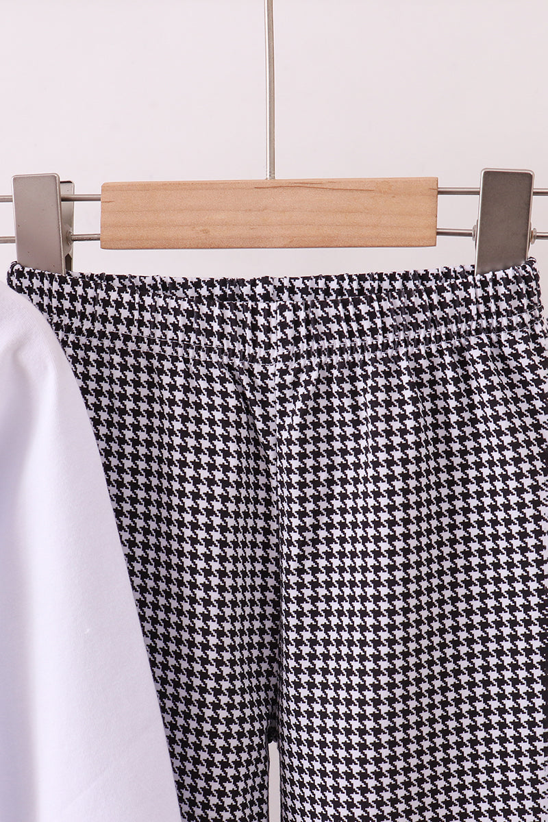 Premium White Alabama elephant embroidery pants set