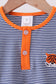 Premium Blue Auburn stripe tiger top