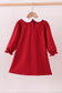 Premium Maroon Alabama elephant applique dress