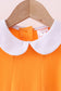 Premium Orange Tennessee puppy applique dress