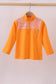 Premium Orange Tennessee embroidery top