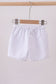 Premium White drawstring shorts