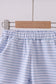 Premium Blue&white stripe shorts