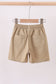 Khaki pocket performance shorts