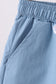 Dusty blue pocket performance shorts