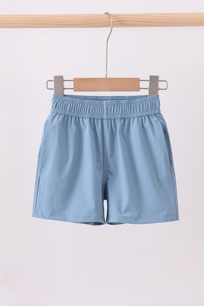 Dusty blue everyday shorts