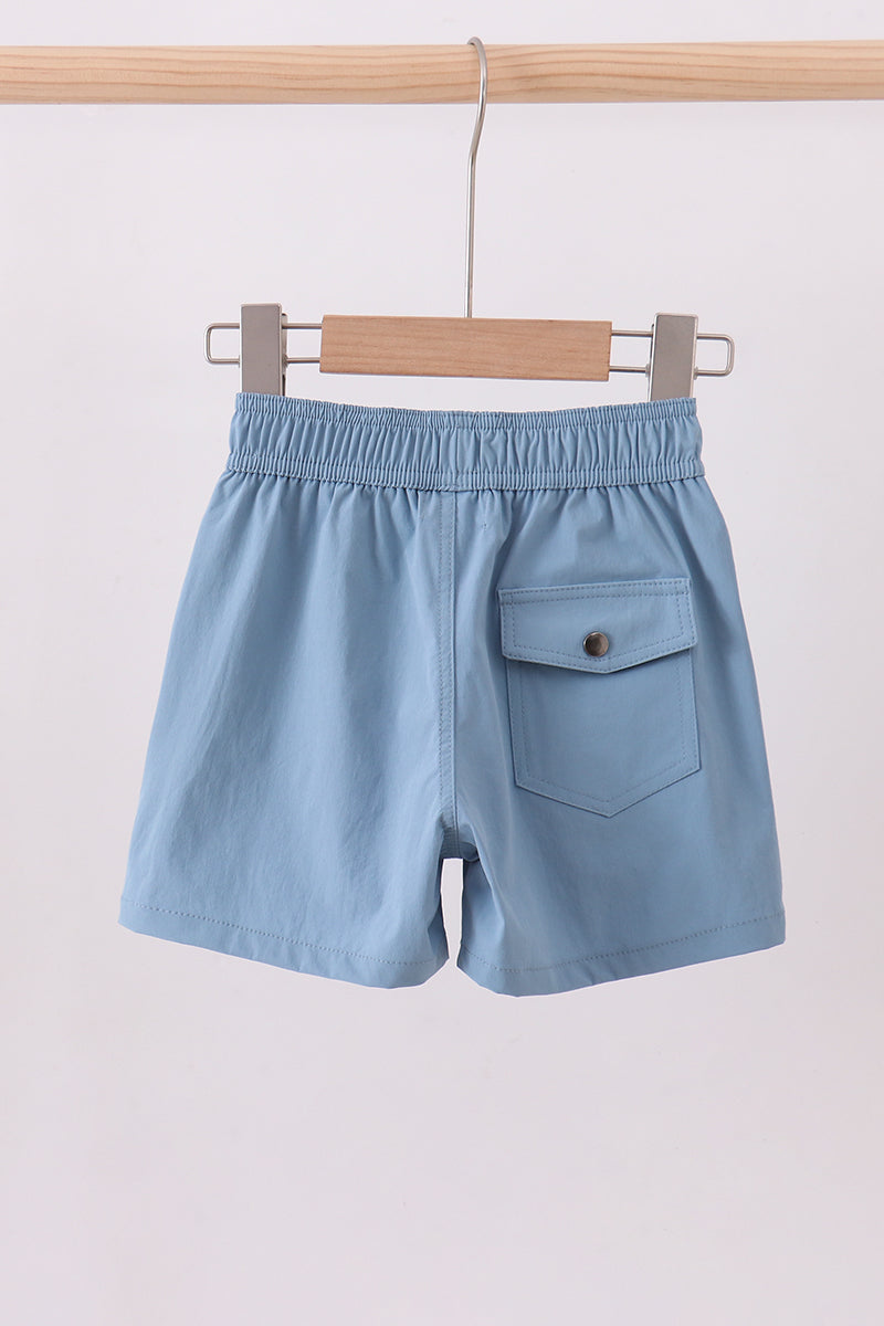 Dusty blue everyday shorts